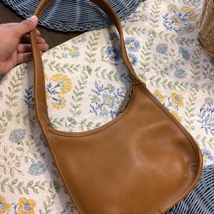 Vintage Coach Ergo Mini Zip Tan